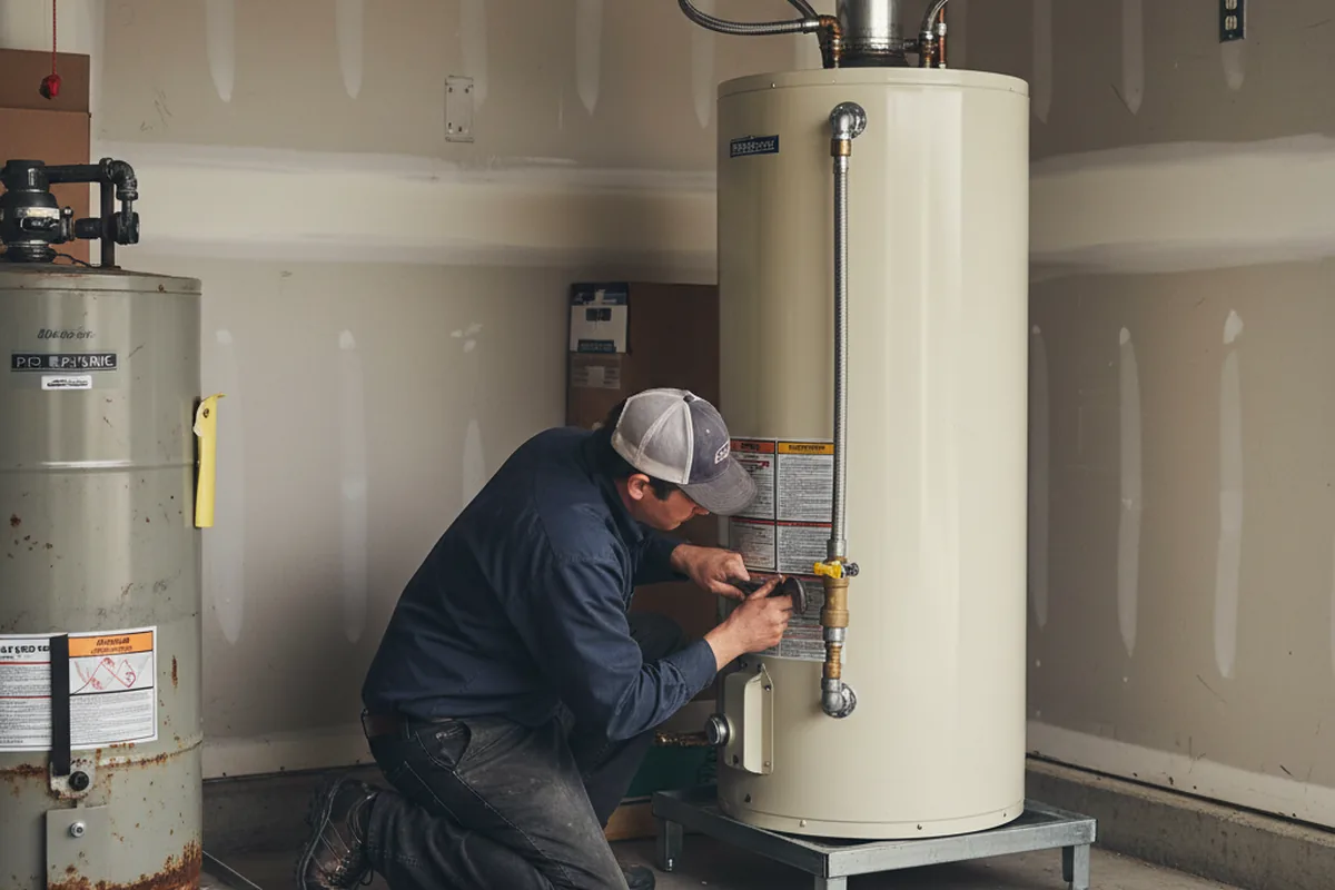 Water heater and shutoff valve replacement in Kettle Falls